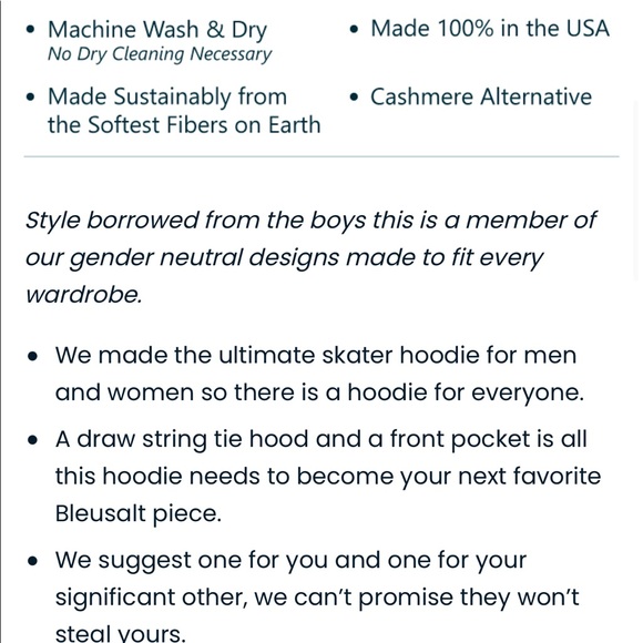 Bleusalt hoodie - Picture 6 of 9